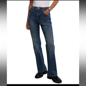 NWT We the Free Sabine slim straight bootcut jean